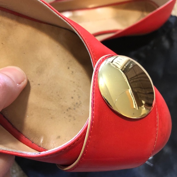 Giuseppe Zanotti red ballet flats - Picture 3 of 11